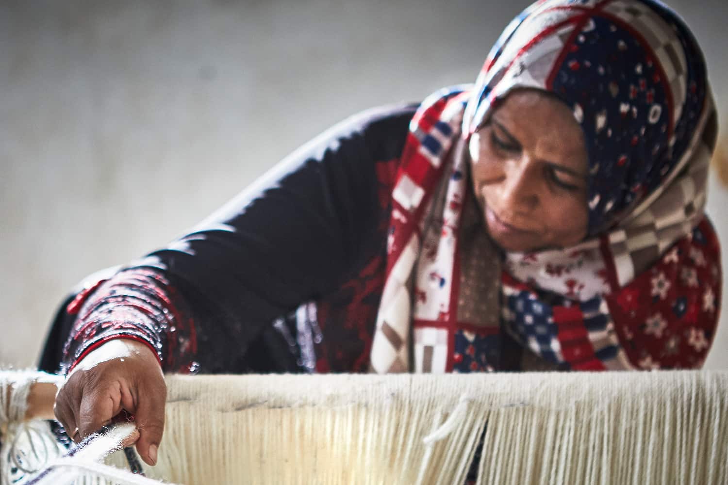 Woman working